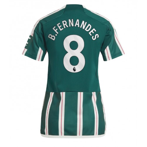 Dámy Fotbalový dres Manchester United Bruno Fernandes #8 2023-24 Venkovní Krátký Rukáv